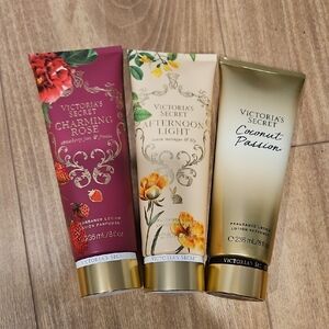 Victoria's Secret Fragrance Lotion Trio Full Sizs 8oz Each